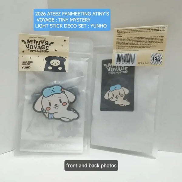 [BUNJANG] ATEEZ Yunho Light Stick Deco Set (Unopened) / 에이티즈 윤호 팬미팅 응원봉 데코 미개봉 포카포함