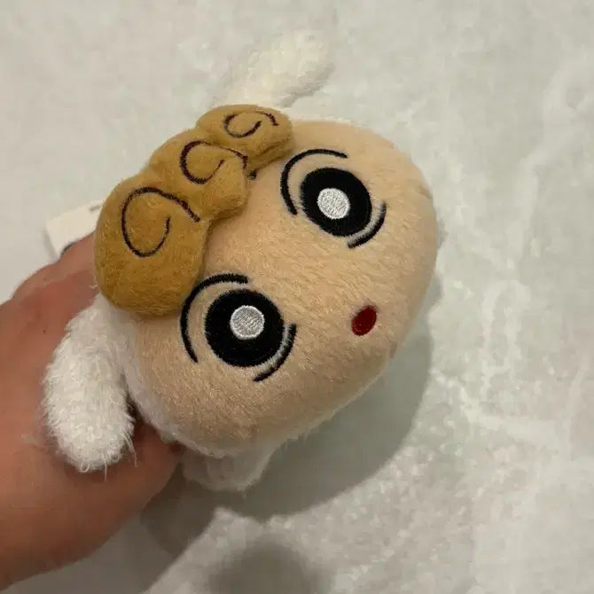 [BUNJANG] Crayon Shin-chan Chibi Characters Shiro & Nino Plush Keychain / 짱구는못말려 짱아흰둥이인형, 키링