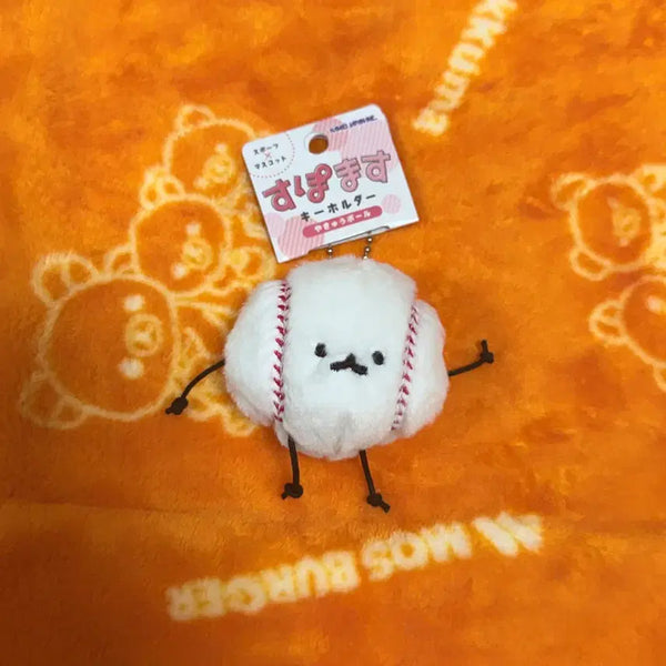 [BUNJANG] Baseball Mascot Doll Keychain / 야구공 마스코트 인형 키링