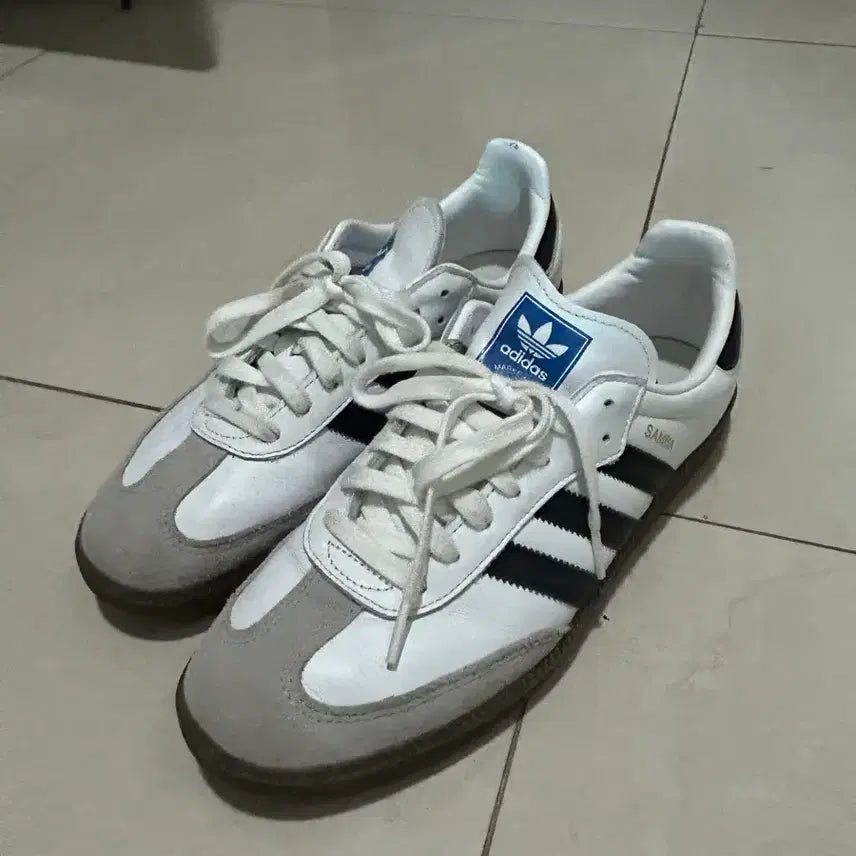 [BUNJANG] Adidas Samba OG Cloud White Sneakers / 아디다스 삼바