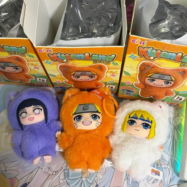[BUNJANG] Kittenland Naruto Nabubu Plush Bundle Set / 나루토 키튼랜드 나부부 인형 나루토 히나타 미나토 일괄
