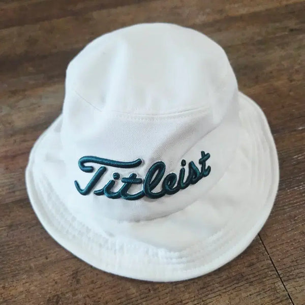 [BUNJANG] Titleist Golf Hat Women's White Logo Embroidered Cap / 타이틀리스트 골프  모자 여성용