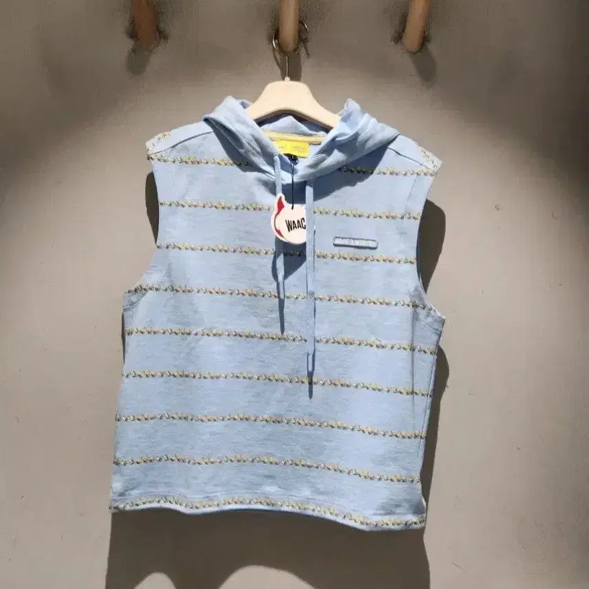 [BUNJANG] WAAC Minions Sleeveless Hoodie Vest / 새상품)WAAC]  왁  미니언즈 슬리브리스 후디  골프 조끼