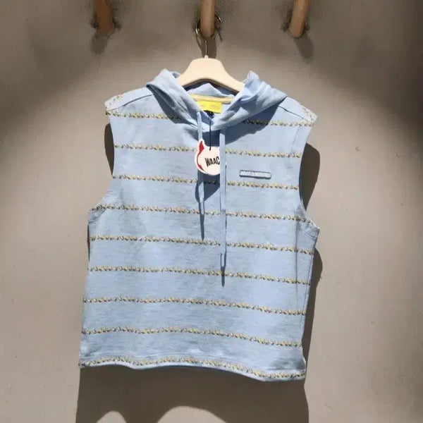 [BUNJANG] WAAC Minions Sleeveless Hoodie Vest / 새상품)WAAC]  왁  미니언즈 슬리브리스 후디  골프 조끼