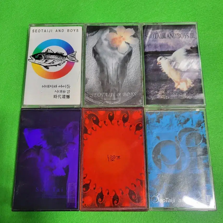 [BUNJANG] Seo Taiji and Boys Music Cassette Tapes 6-Piece Set / 서태지와 아이들 음반 카세트 테이프 6개