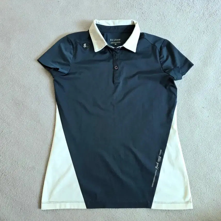 [BUNJANG] Elle Women's Golf T-Shirt Navy / 엘르 여성 골프티셔츠 90
