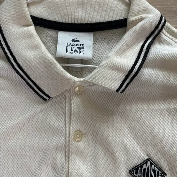[BUNJANG] Lacoste Live Polo Shirt Ivory / 라코스테 라이브 카라티 아이보리