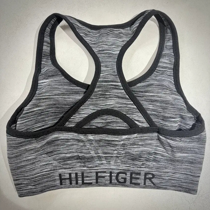 [BUNJANG] Tommy Hilfiger Melange Grey Sports Bra - Medium (New) / 타미힐피거 브라탑(새상품)