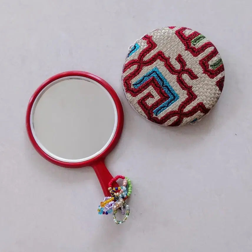 [BUNJANG] Handmade Mirror Pouch / 휴대용 손거울 /거울집