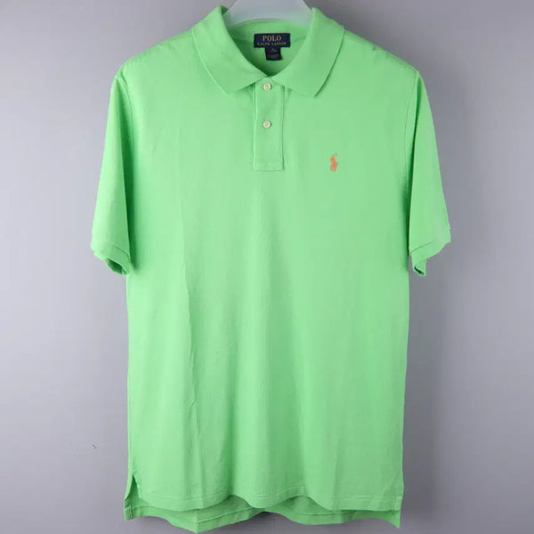 [BUNJANG] Polo Ralph Lauren Short Sleeve Polo Shirt Green XL / 폴로 랄프로렌 반팔 카라티 PK 연두 그린 (XL/18-20)