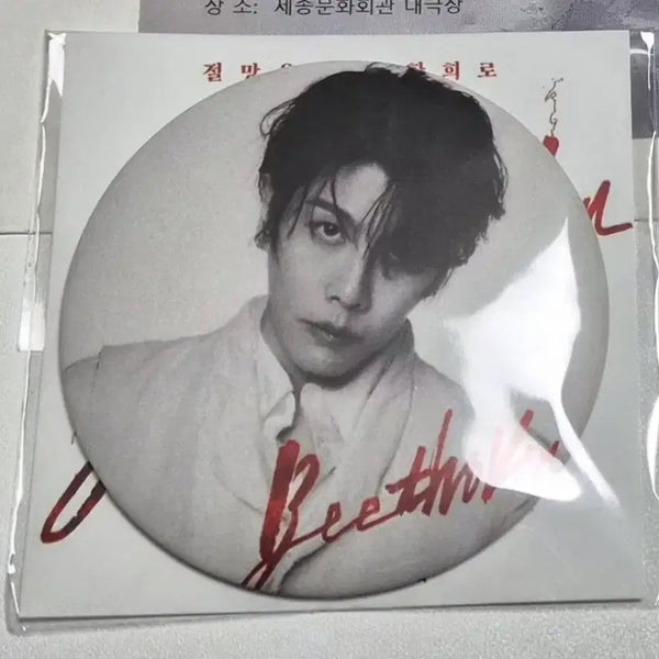 [BUNJANG] Park Hyo Shin 'Beethoven' Musical Hand Mirror / 베토벤 박효신 손거울