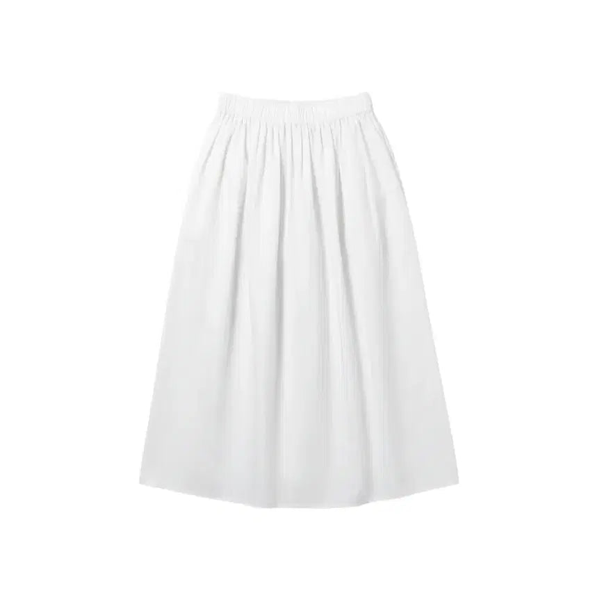 [BUNJANG] Uniqlo Mint Pleated Elastic Waist Skirt (Women's S) / 여성S/ 유니클로 민트 주름 밴딩스커트
