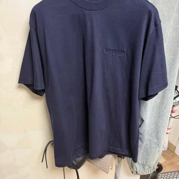 [BUNJANG] TIME HOMME Back Printed T-Shirt Navy Size 100 / 타임옴므 백 프린티드 티셔츠