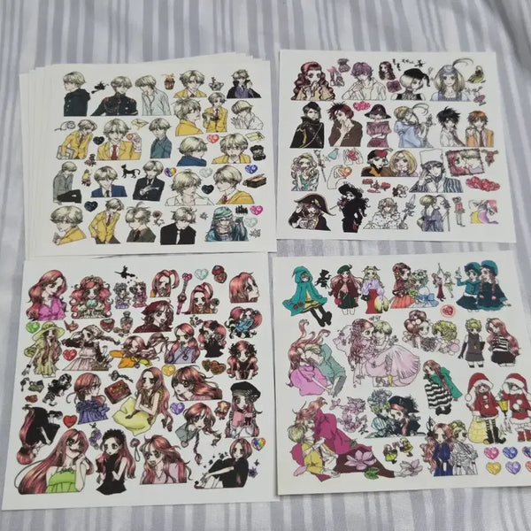 [BUNJANG] Sugah Sugah Moon Die-cut Stickers Bundle Set / 일괄) 슈가슈가룬 인스 판스 다꾸 폰꾸 고전 문구 만화