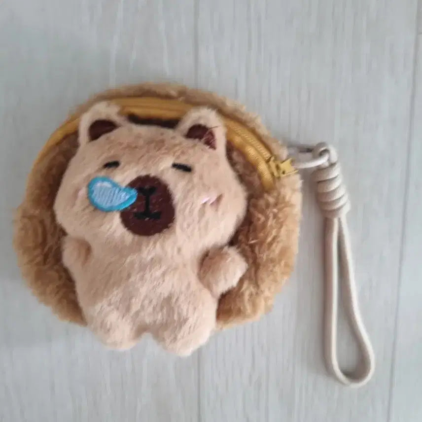 [BUNJANG] Bear Pouch Wallet Keychain / (새상품)곰돌이 파우치 지갑 키링