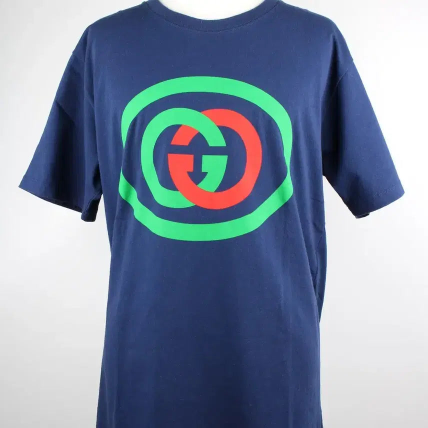 [BUNJANG] Gucci Interlocking G Oversized Short-Sleeve T-Shirt Navy S / 구찌 인터로킹 G 오버사이즈 반팔 티셔츠 S(95)