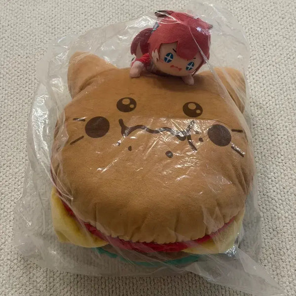 [BUNJANG] Akami Karubi A Prize Hamburger Plush (30cm) / 미개봉, 새상품) 아카미 카루비 A / 카루비 햄버거 30cm / 카루비 돌격 쿠지