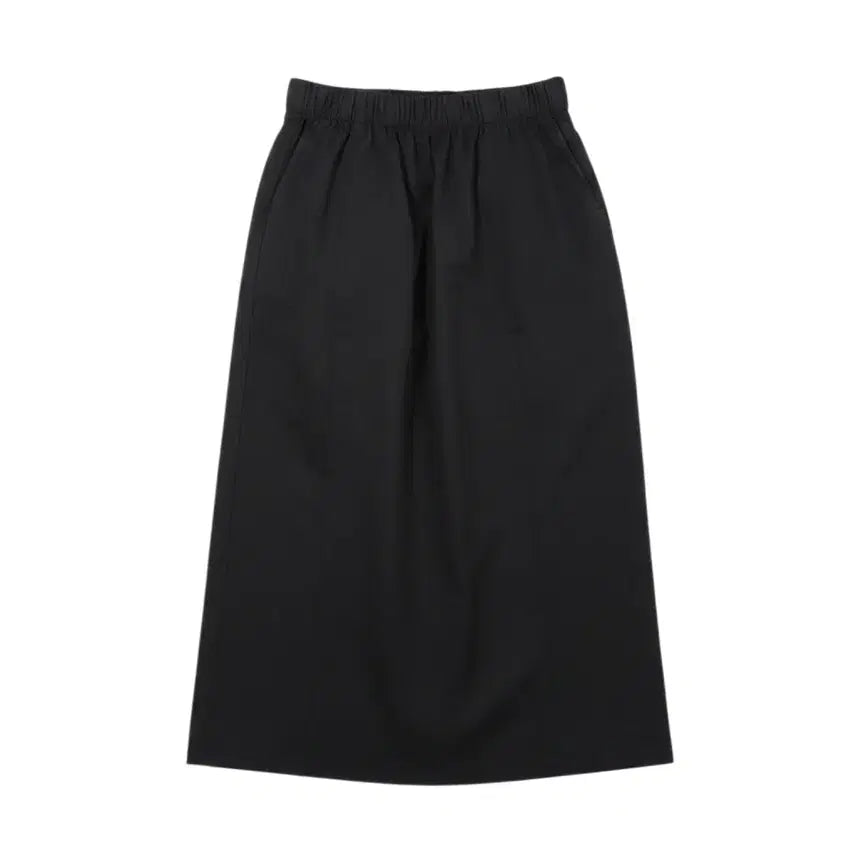 [BUNJANG] Women's Wide Banding Skirt Pants - Black / 여성F/ 와이드 밴딩 치마바지BK
