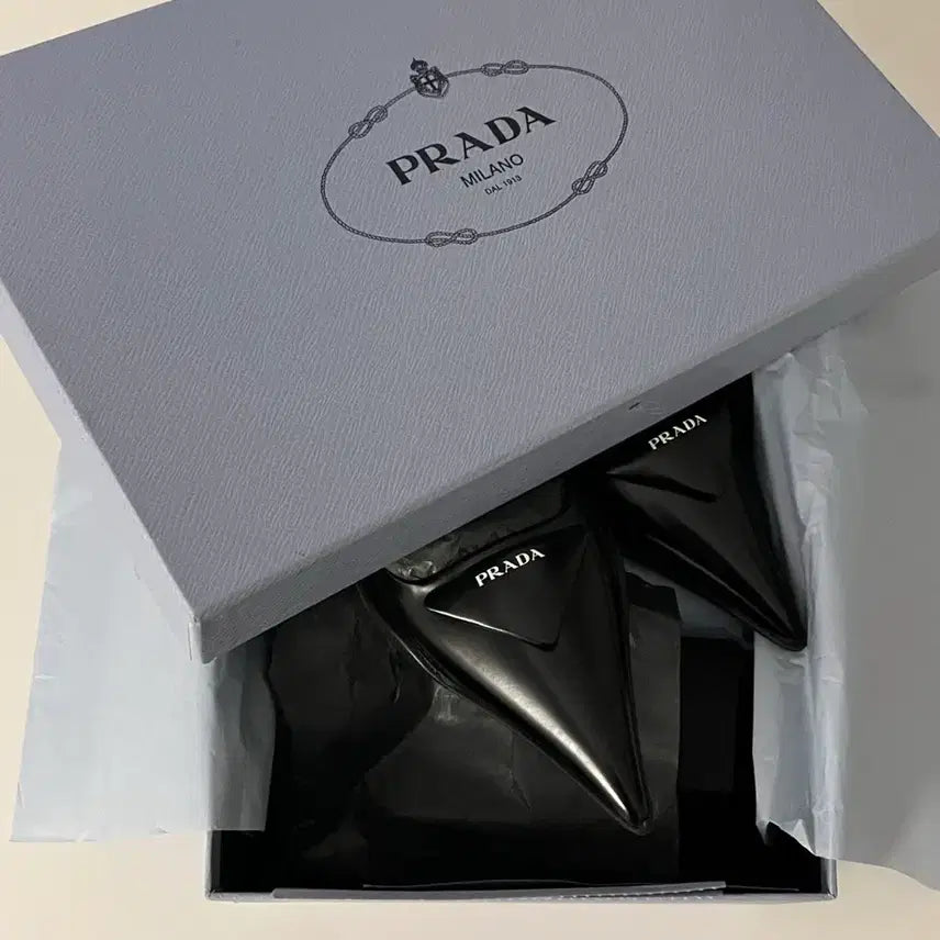 [BUNJANG] Prada Brushed Leather Slingback Heels / 프라다 브러시드 가죽 슬링백