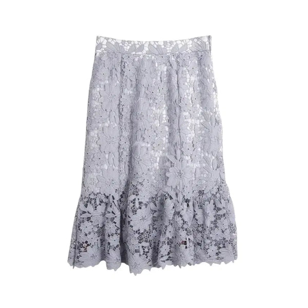 [BUNJANG] Hoonee Floral Lace Skirt Women's Size S / 여성S/ Hoonee 플로럴 레이스 스커트