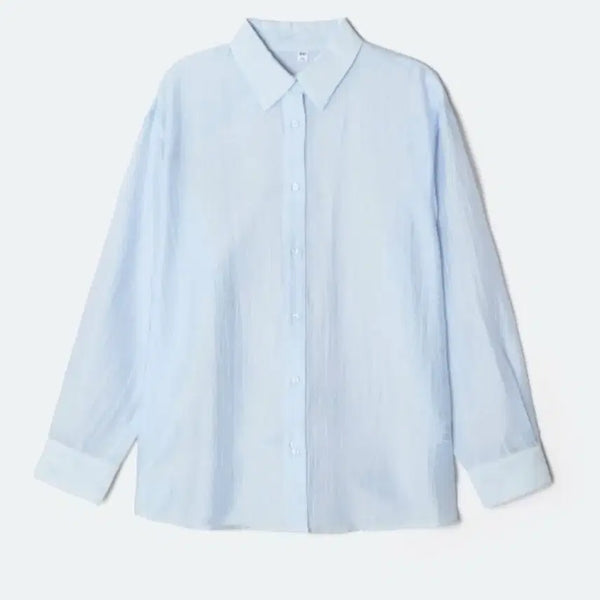 [BUNJANG] SPAO See-Through Shirt / 스파오 시스루 셔츠