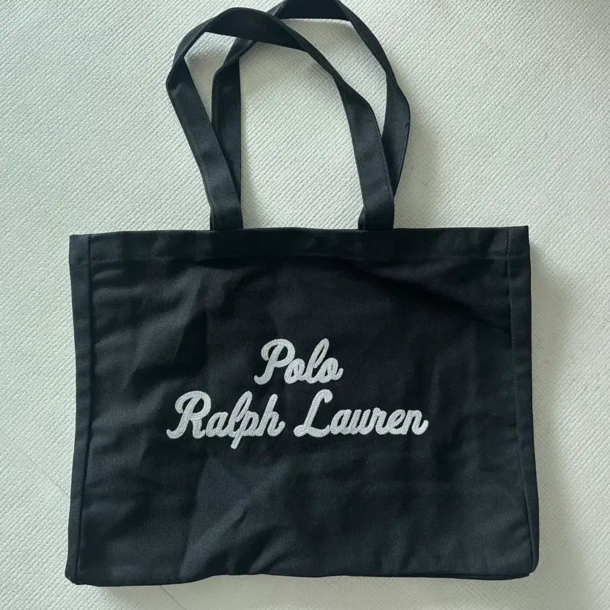 [BUNJANG] Polo Ralph Lauren Black Tote Bag / 폴로 랄프로렌 블랙 토트백