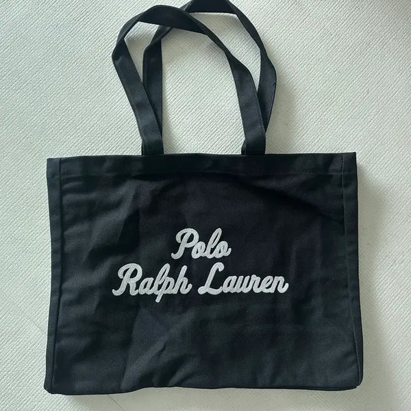 [BUNJANG] Polo Ralph Lauren Black Tote Bag / 폴로 랄프로렌 블랙 토트백