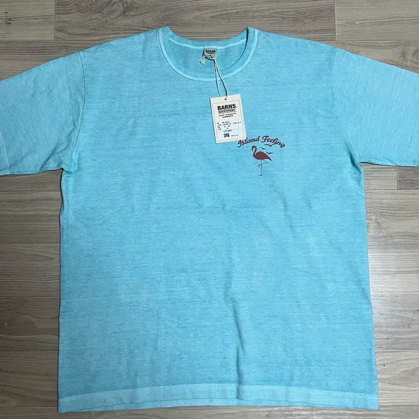 [BUNJANG] Barns Outfitters Limited Tube Print T-Shirt XL Sax / (BARNS OUTFITTERS)반스 아웃피터스 리미티드 튜브 프린트 반팔티셔츠