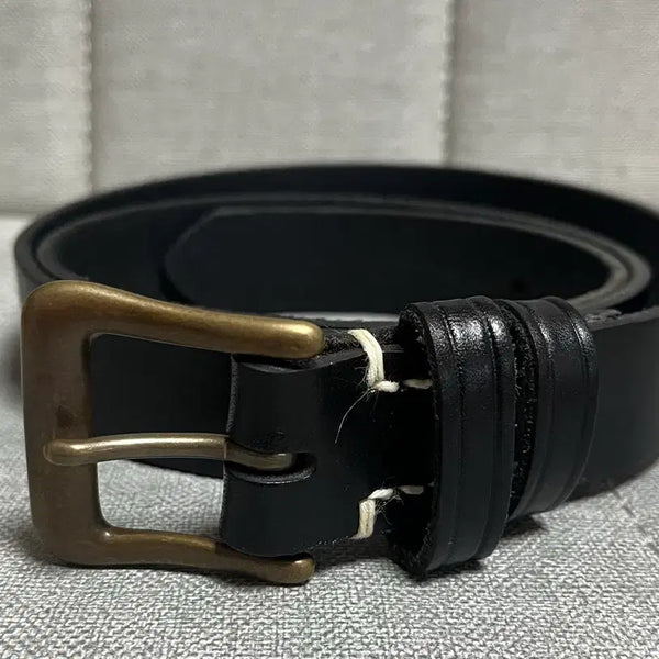 [BUNJANG] WAREHOUSE LOT6041 Slim Belt Black / (WAREHOUSE)웨어하우스 LOT6041 슬림 벨트