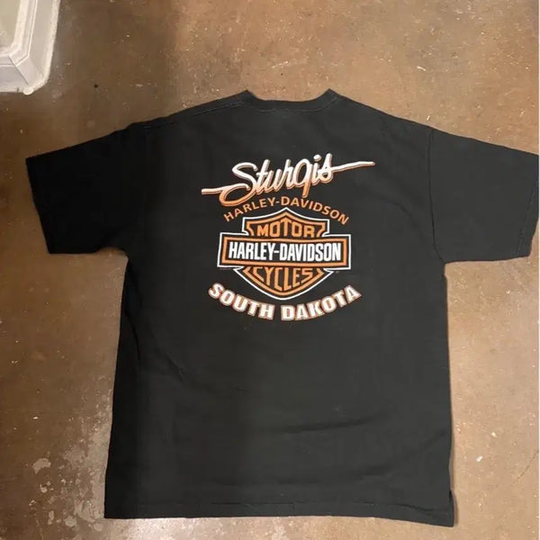 [BUNJANG] 90s Vintage Harley-Davidson Sturgis Rally T-Shirt / 90s빈티지 할리데이비슨 스터지스 프린팅 티셔츠