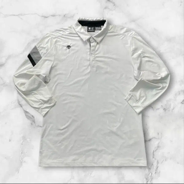 [BUNJANG] Descente Golf Long Sleeve Polo Shirt 105 / 데상트 골프 긴팔 카라티 105
