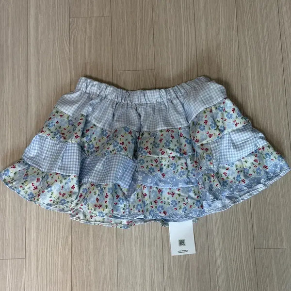 [BUNJANG] Fairy Flower Flare Mini Skirt / 대장 페어리 로리 플라워 플레어 미니스커트