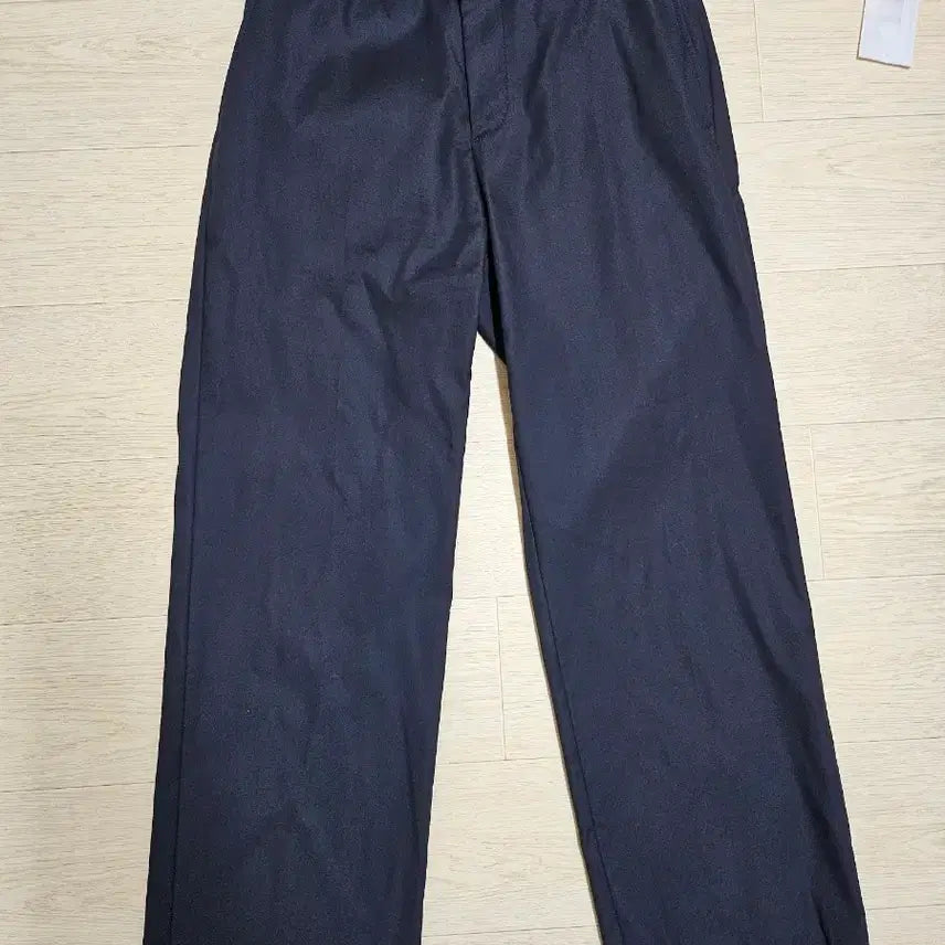 [BUNJANG] System Homme Dark Navy Polyester Blend Slacks / 시스템옴므 슬랙스
