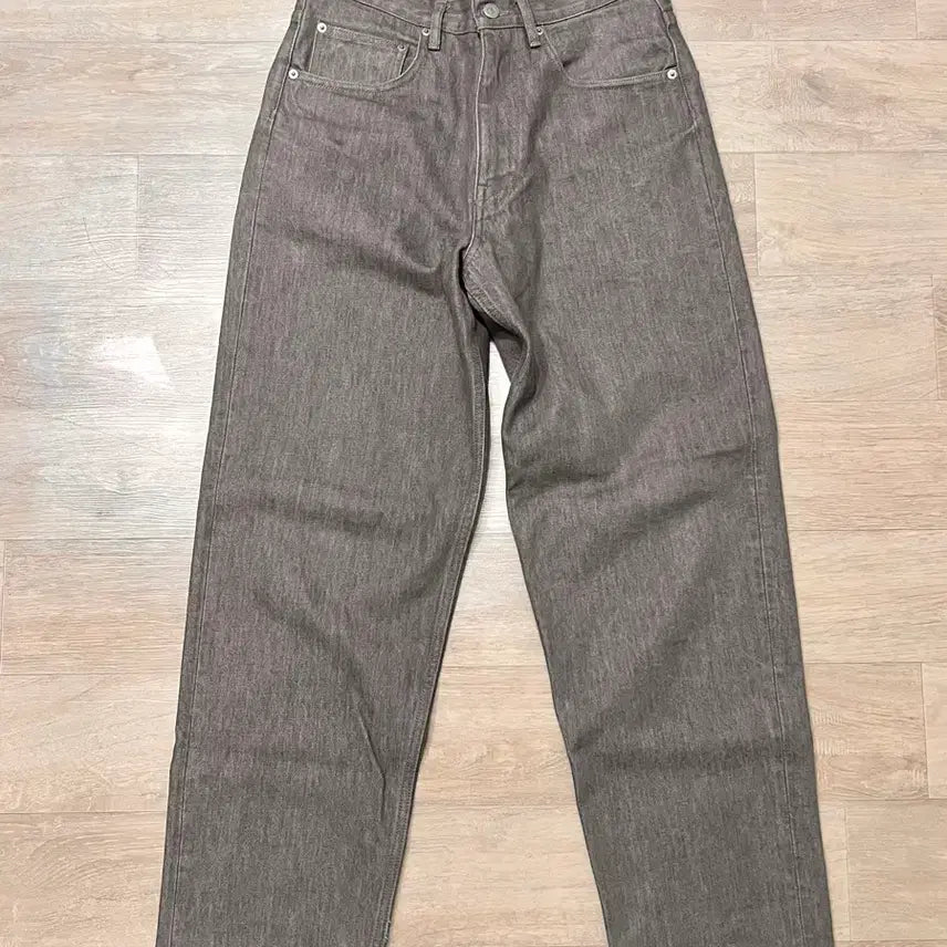[BUNJANG] Auralee 23AW Hard Twist Wide Denim Mocha Brown / [28] 오라리 23aw 하드 트위스트 와이드 데님 모카브라운