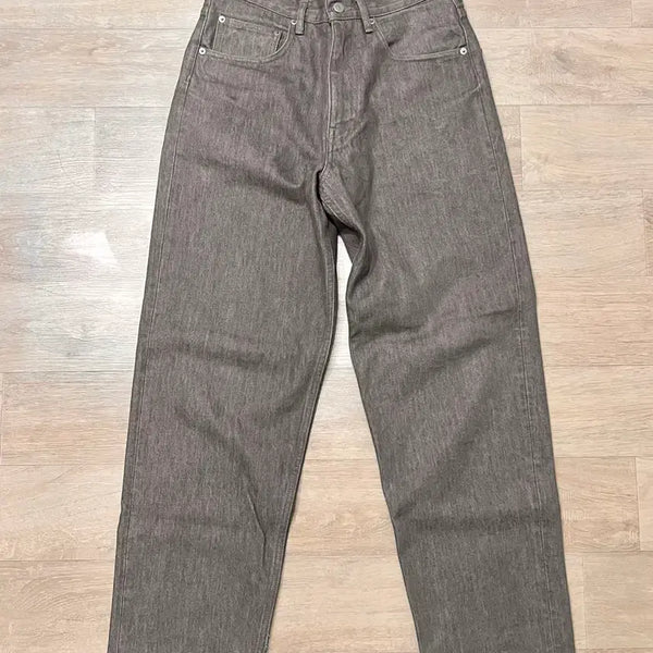 [BUNJANG] Auralee 23AW Hard Twist Wide Denim Mocha Brown / [28] 오라리 23aw 하드 트위스트 와이드 데님 모카브라운