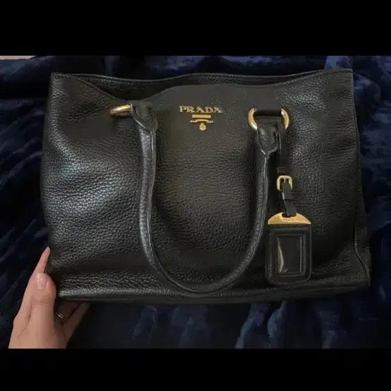 [BUNJANG] Prada Black Leather Tote Bag / 프라다가방 프라다 크로스백