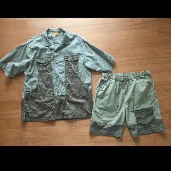 [BUNJANG] Gripwanin Linen Shirt and Shorts Set / 그립스와니 린넨 셔츠 쇼츠 셋업