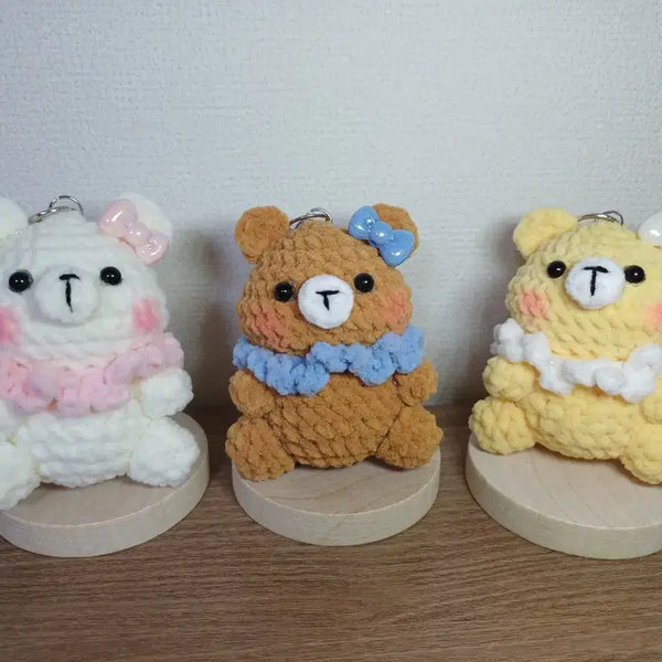 [BUNJANG] Mini Bear Knit Keychain / 미니곰 뜨개키링