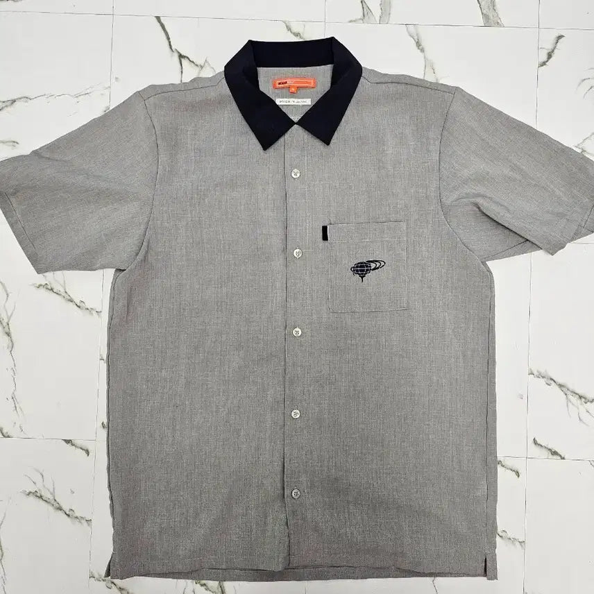 [BUNJANG] BEAMS GOLF Orange Label Short Sleeve Shirt / 빔스골프 오렌지라벨 반팔 셔츠