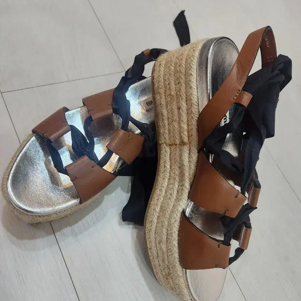 [BUNJANG] Miu Miu Platform Ballet Flats / 미우미우 플랫폼