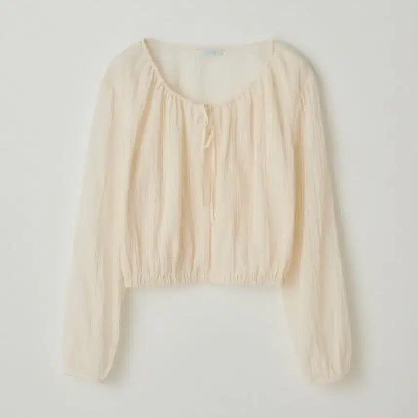 [BUNJANG] Thanat Banding Crop Blouse / 타낫 밴딩 크롭 블라우스