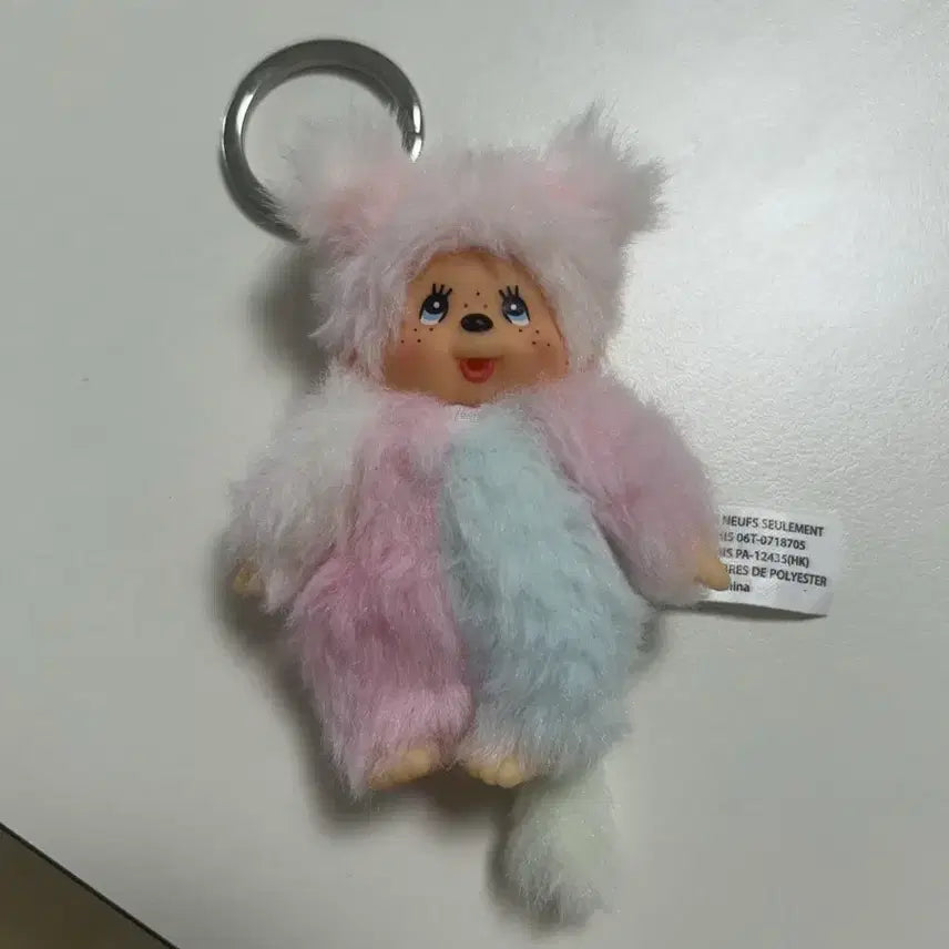 [BUNJANG] Monchhichi Tie-Dye Keychain / 몬치치 타이다이 키링 홍콩몬치치