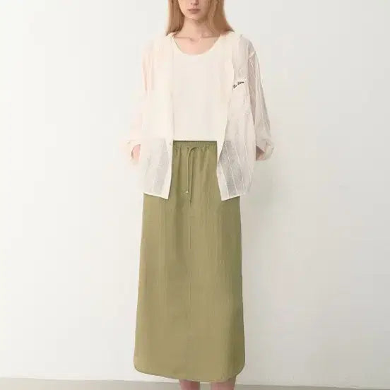 [BUNJANG] SJSJ Banding Long Skirt - Size 66 / 한섬 SJSJ 밴딩 롱 스커트 새상품