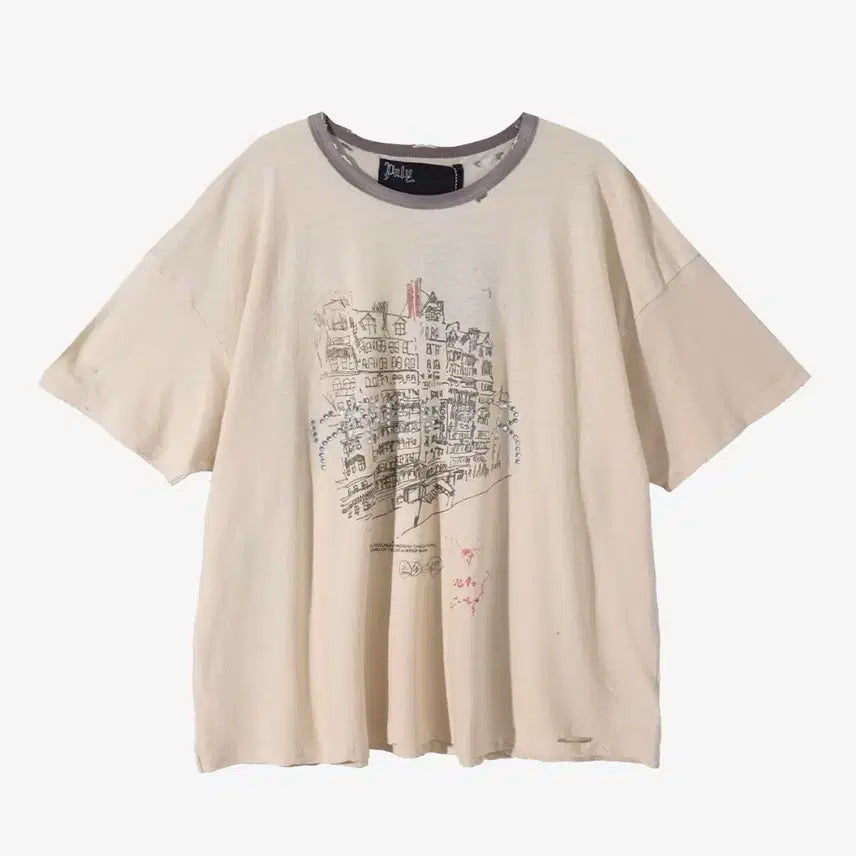 [BUNJANG] Pallywood Chelsea Hotel T-Shirt / [L] 팔리할리우드 첼시호텔 반팔티