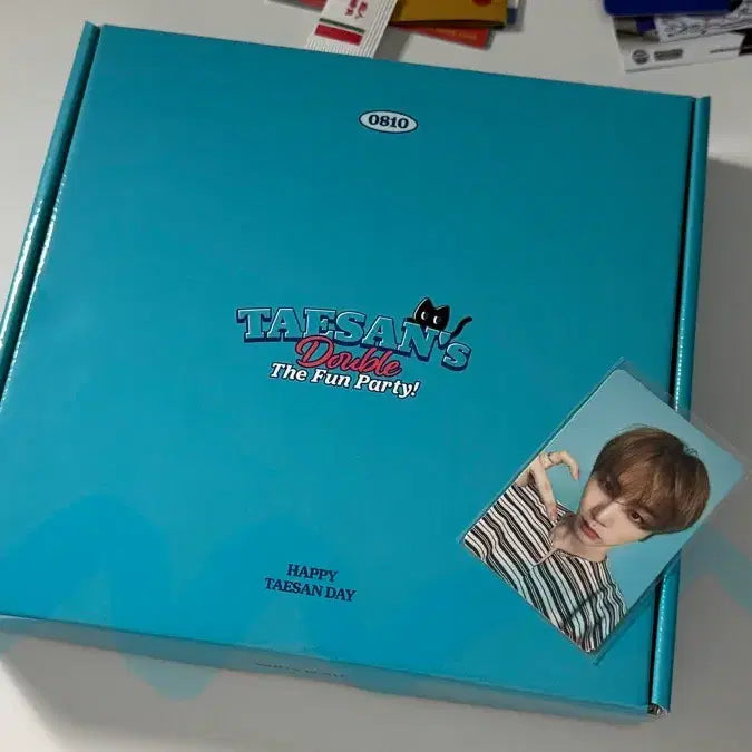 [BUNJANG] BOYNEXTDOOR Taesan Birthday MD Plate & Photocard Set / (개봉) 보이넥스트도어 보넥도 태산 생일 굿즈 생일 엠디 태산 접시 태산 파티 플레이트