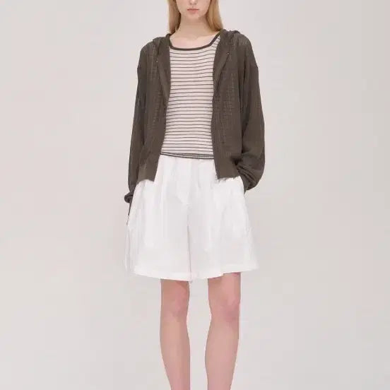 [BUNJANG] SJSJ Cotton Blend Hooded Knit Cardigan / 한섬 SJSJ 26년 후드 니트 가디건