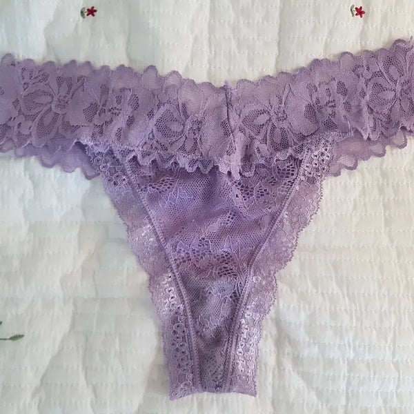 [BUNJANG] Violet Women's Thong Panties - Size M / 바이올렛 여성 티팬티(중고)