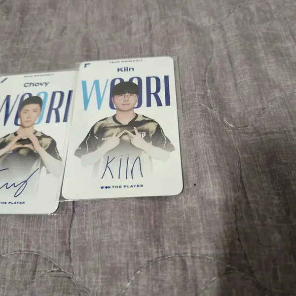 [BUNJANG] Gen.G Chovy & Kiin Our Bank Photocard Bundle Set / 젠지 쵸비 기인 우리은행 포토카드