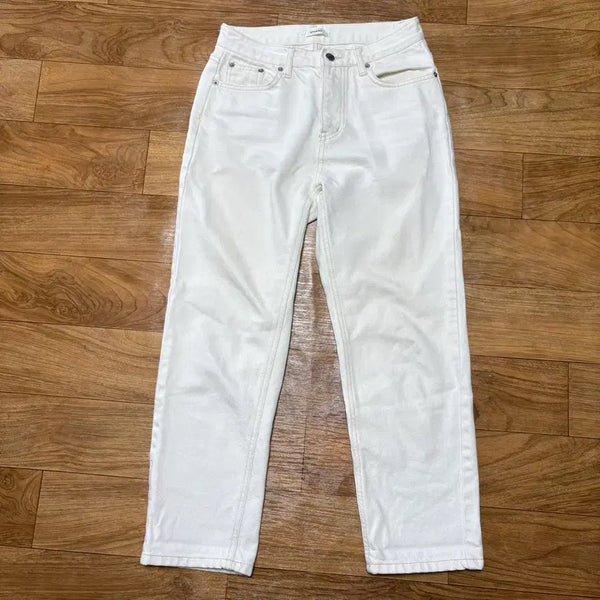 [BUNJANG] 5pening Ivory Straight Pants / 5pening 아이보리 스트레이트 팬츠