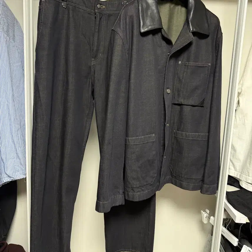 [BUNJANG] System Homme 25SS Mouse Denim Set (Jacket & Pants) / 시스템옴므 25ss 생쥐데님셋업